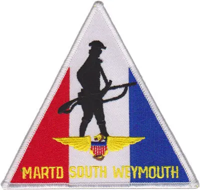Officially Licensed Usmc Marine Aviation Reserve Training Detachment Martd South Weymouth Patch 1