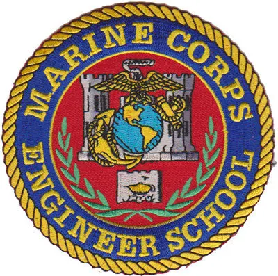 Officially Licensed Usmc Mces Engineer School Patch 1