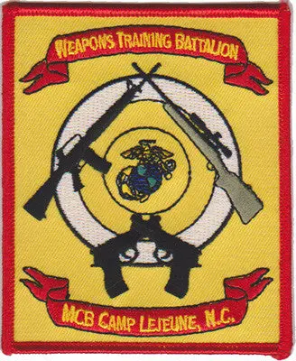 Officially Licensed Camp Lejeune Weapons Training Battalion Patch 1