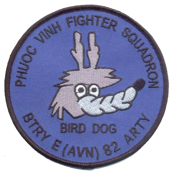 Bird Dog Btry E  82 Arty (Avn) Patch 1
