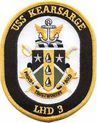 Officially Licensed Us Navy Uss Kearsarge Lhd-3 Patch 1