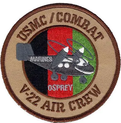 Official Usmc Combat Aircrew V-22 Afghanistan Patch 1