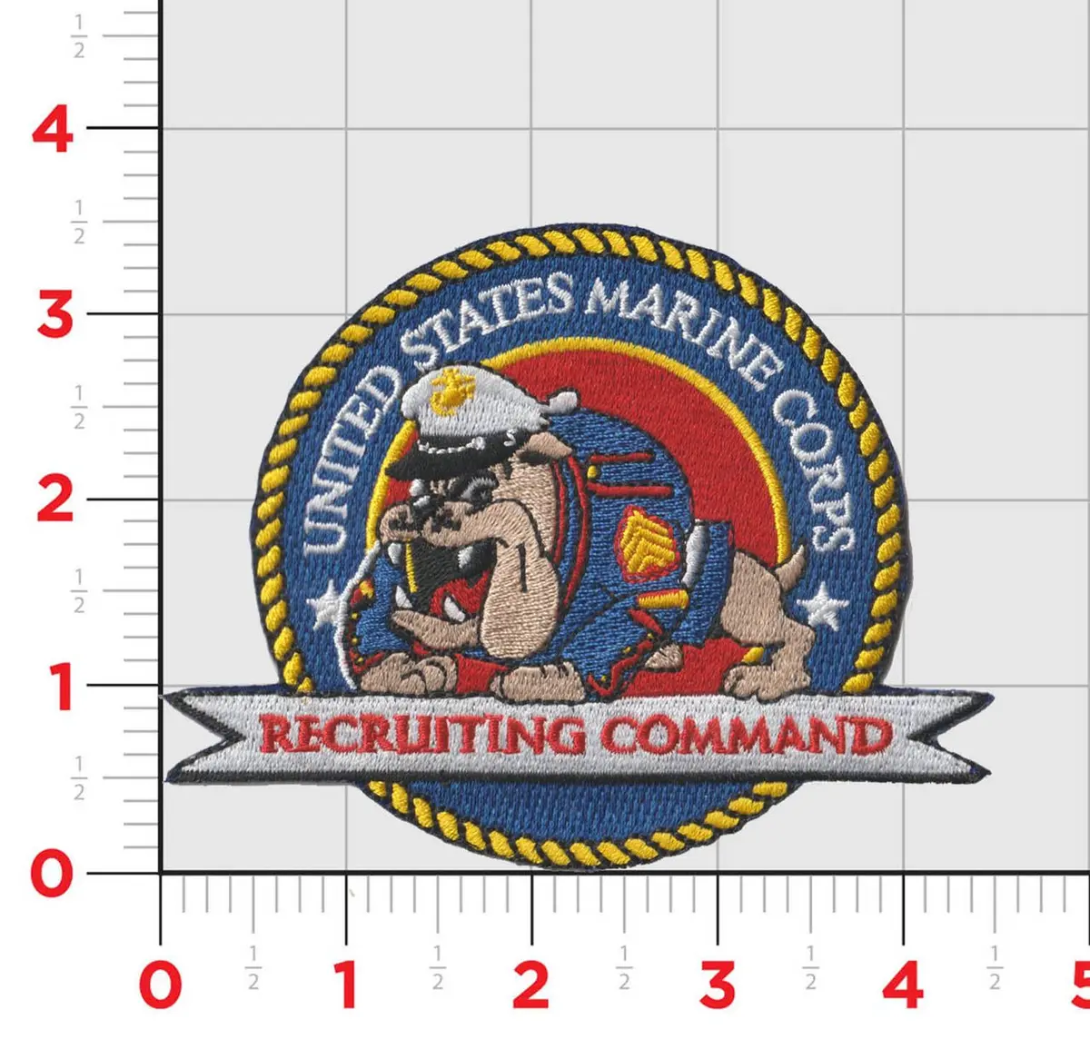 Officially Licensed Usmc Recruiting Command Patches 1