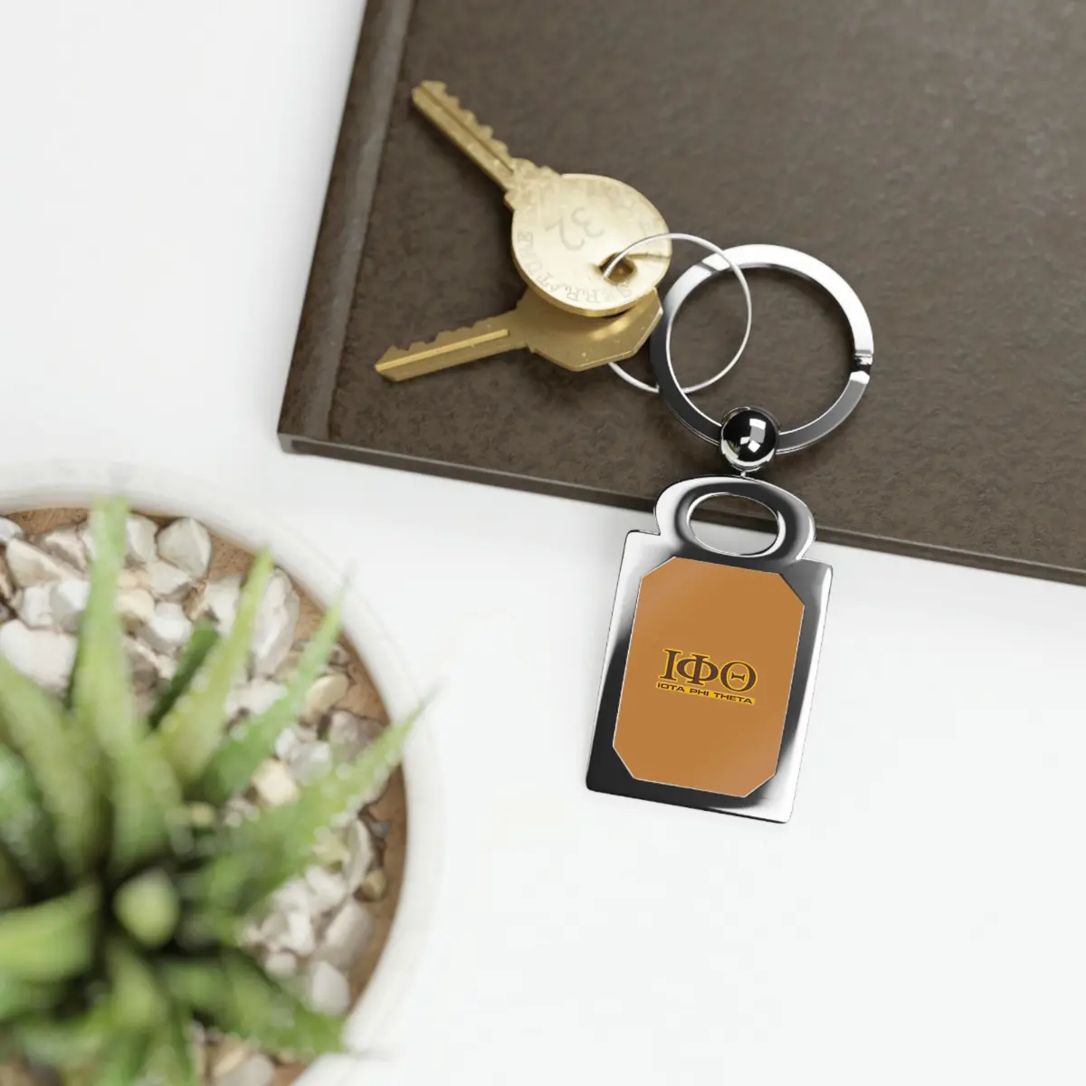 Rectangle Photo Keyring 1
