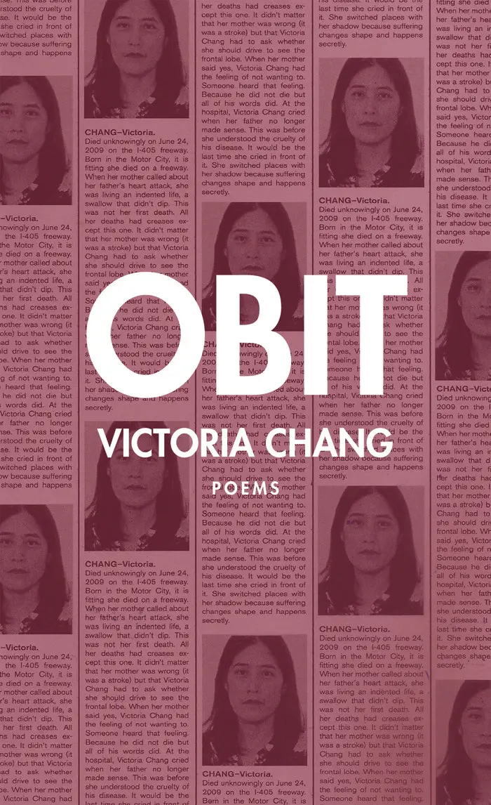 Chang, Victoria: Obit [Used Paperback] 1