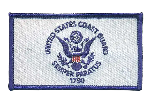 Us Coast Guard Ball Cap Patch 1