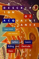 Esdale, Logan: A Description Of Acquaintance [Hc] 1