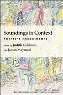 Goldman, Judith & Maynard, James (Eds.): Soundings In Context (Hb) 1