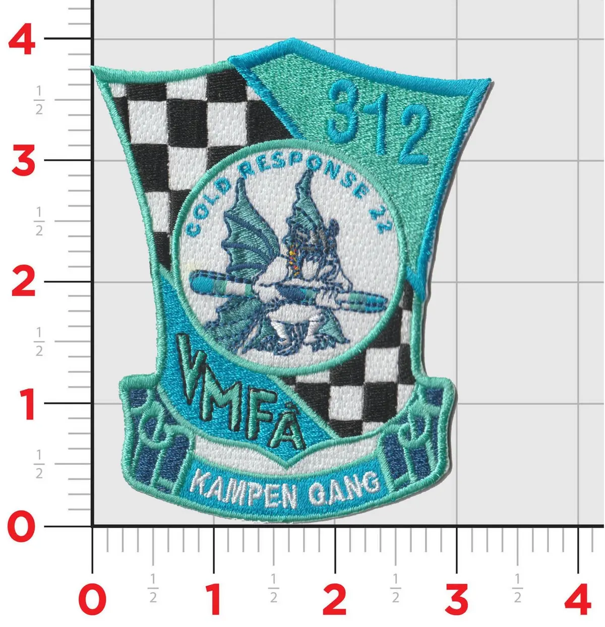 Official Vmfa-312 Cold Response 2022 Squadron Patch 1
