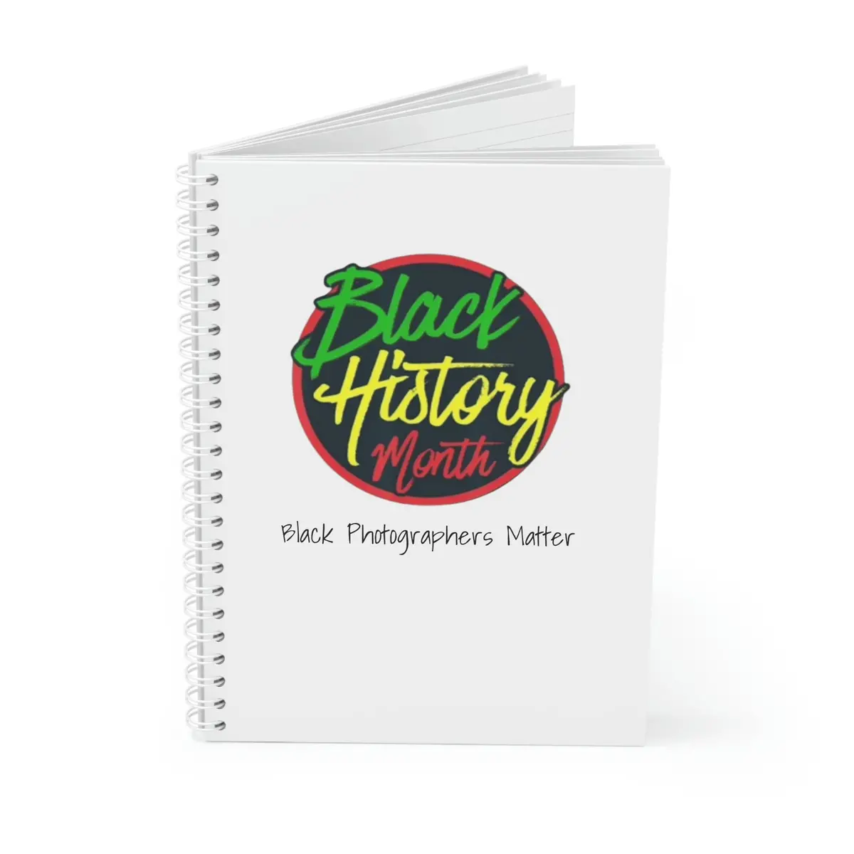 Black Photographers Matter Spiral Notebook 1