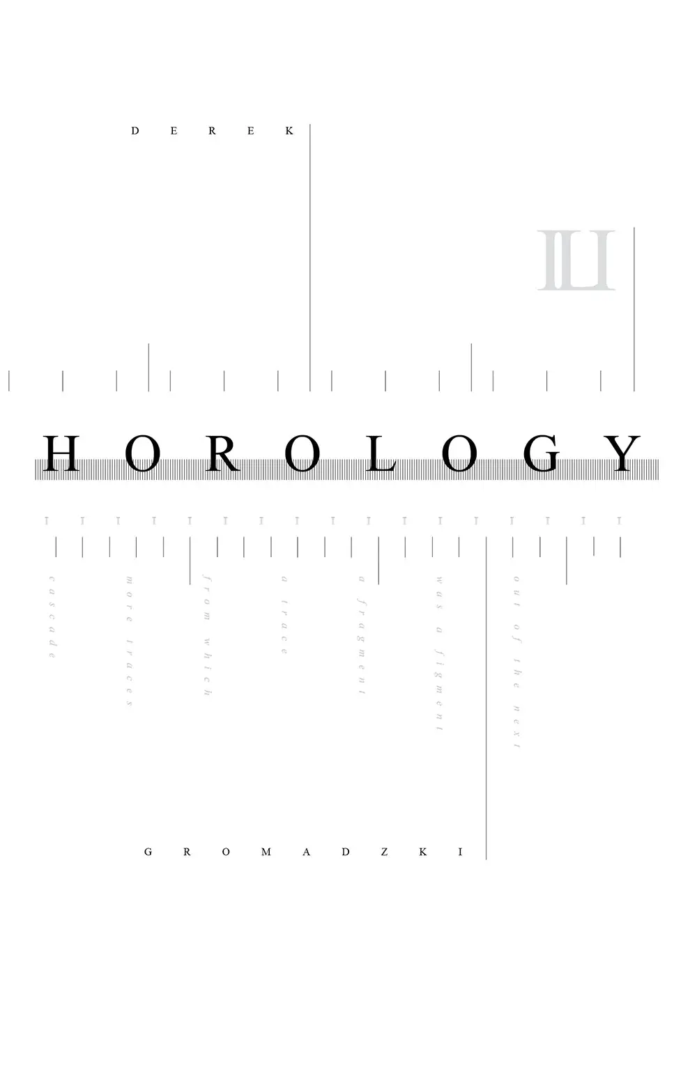Gromadzki, Derek: Horology 1