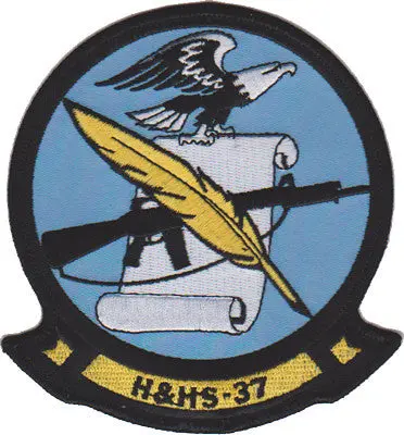Officially Licensed Usmc H&Hs 37 Patch 1