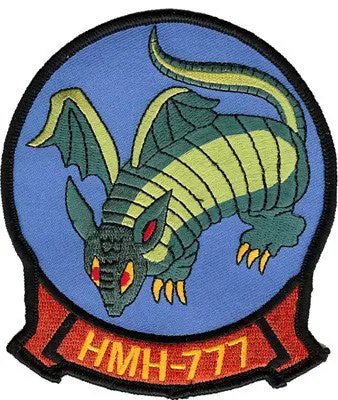 Officially Licensed Usmc Hmh-777 Flying Armadillos Patch 1