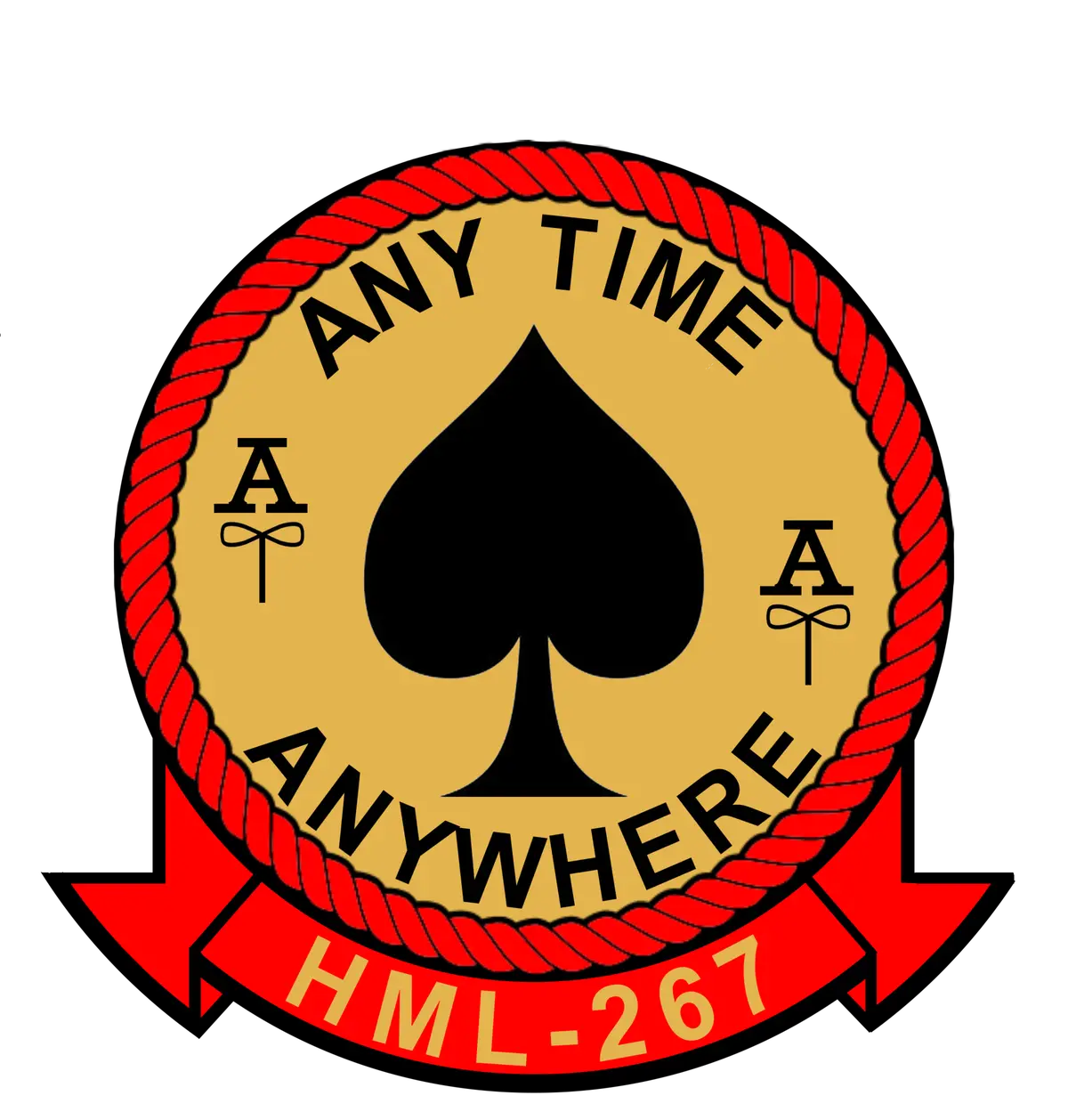 Officially Licensed Usmc Hml-267 Squadron Sticker 1