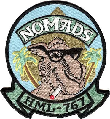 Officially Licensed Usmc Hml-767 Nomads Patch 1
