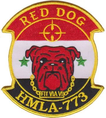 Official Hmla 773 Red Dogs Iraq Patch 1