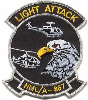 Officially Licensed Usmc Hmla-867 Light Attack Patch 1
