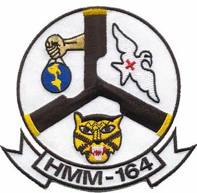 Officially Licensed Usmc Hmm 164 Patch 1