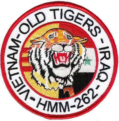 Officially Licensed Hmm-262 Old Tigers Vietnam/Iraq Patch 1