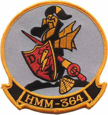 Officially Licensed Usmc Hmm-364 Patch 1