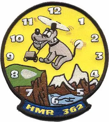 Officially Licensed Usmc Hmr-362 Patch 1
