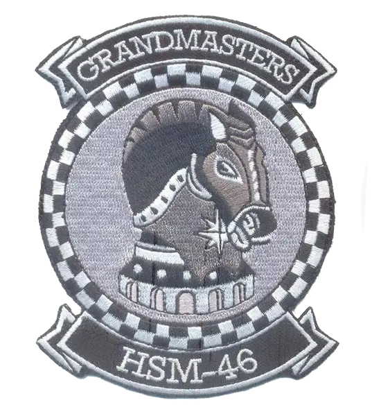 Officially Licensed Us Navy Hsm-46 Grand Masters Patch 1