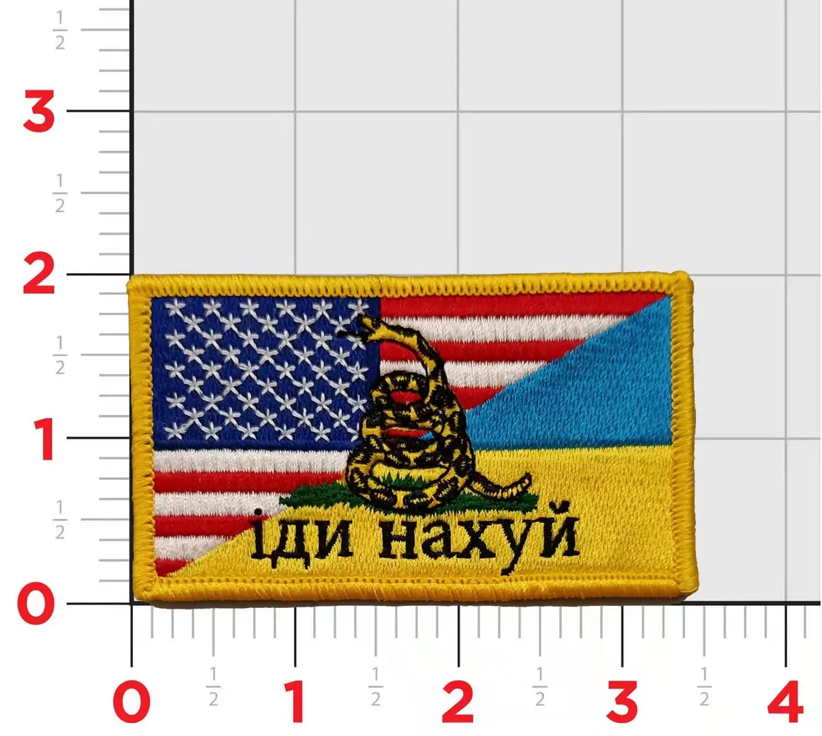 Us- Ukraine Snake Island Flag Snake Island Patch 1