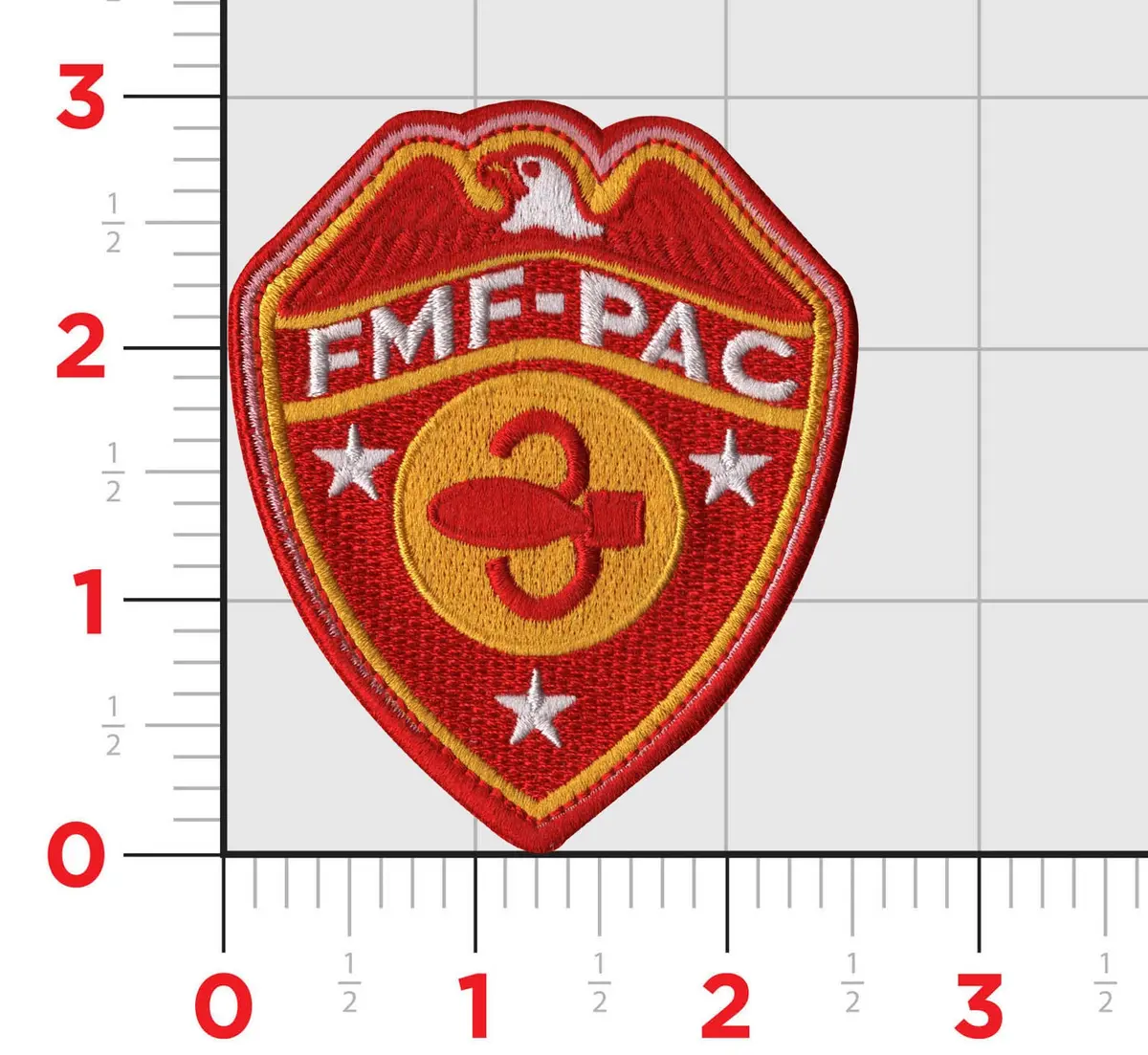 Officially Licensed Fleet Marine Force Fmf Pac 3Rd Eod Patch 1