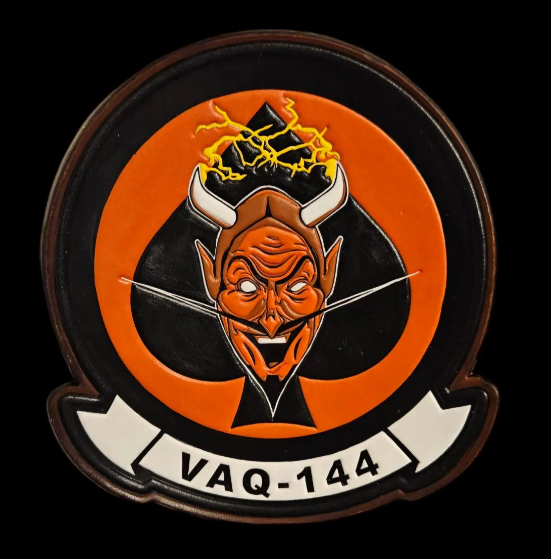 Officially Licensed Vaq-144 Main Battery Leather Patch 1
