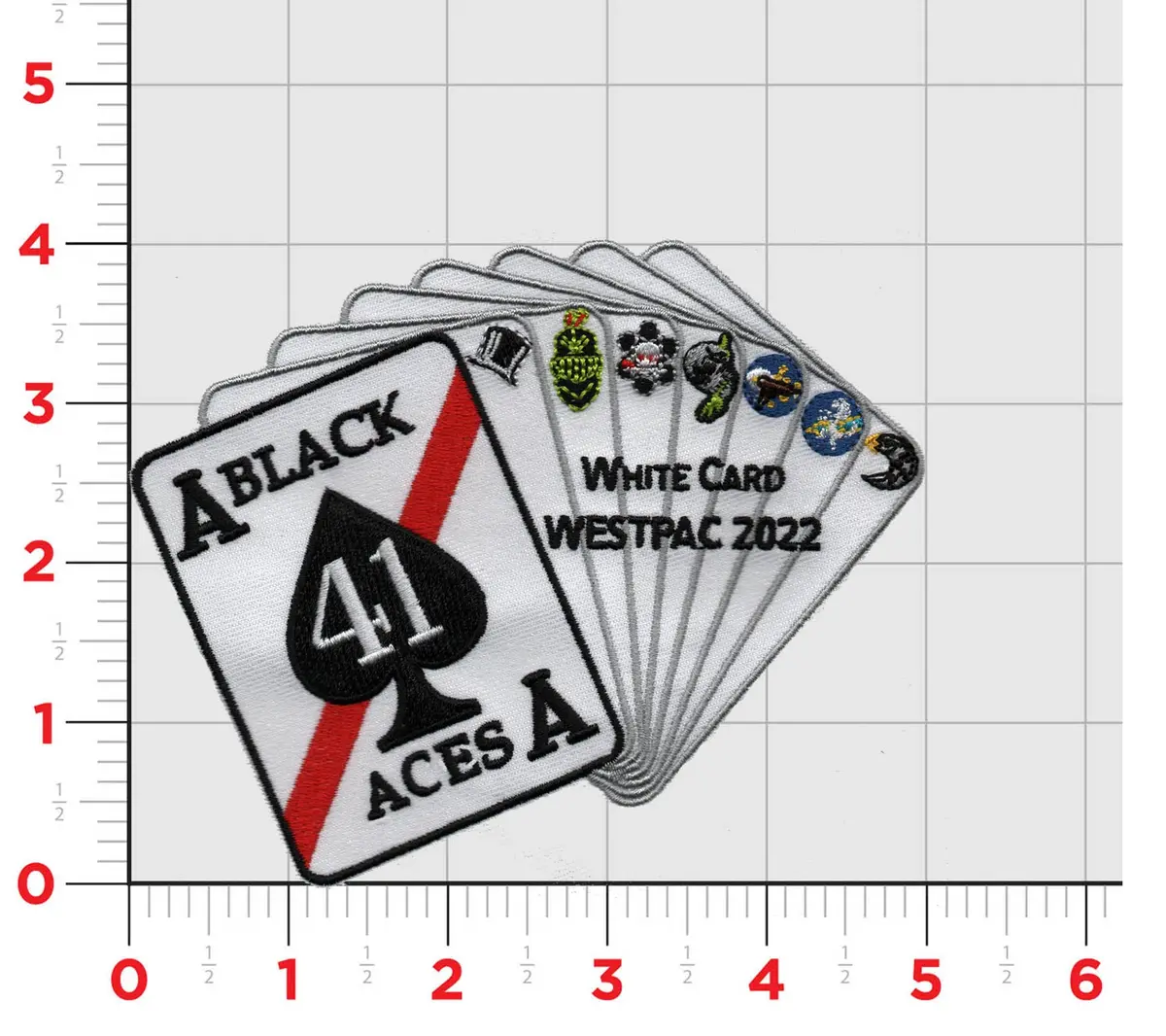 Vfa-41 Black Aces White Card Westpac 2022 Patch 1