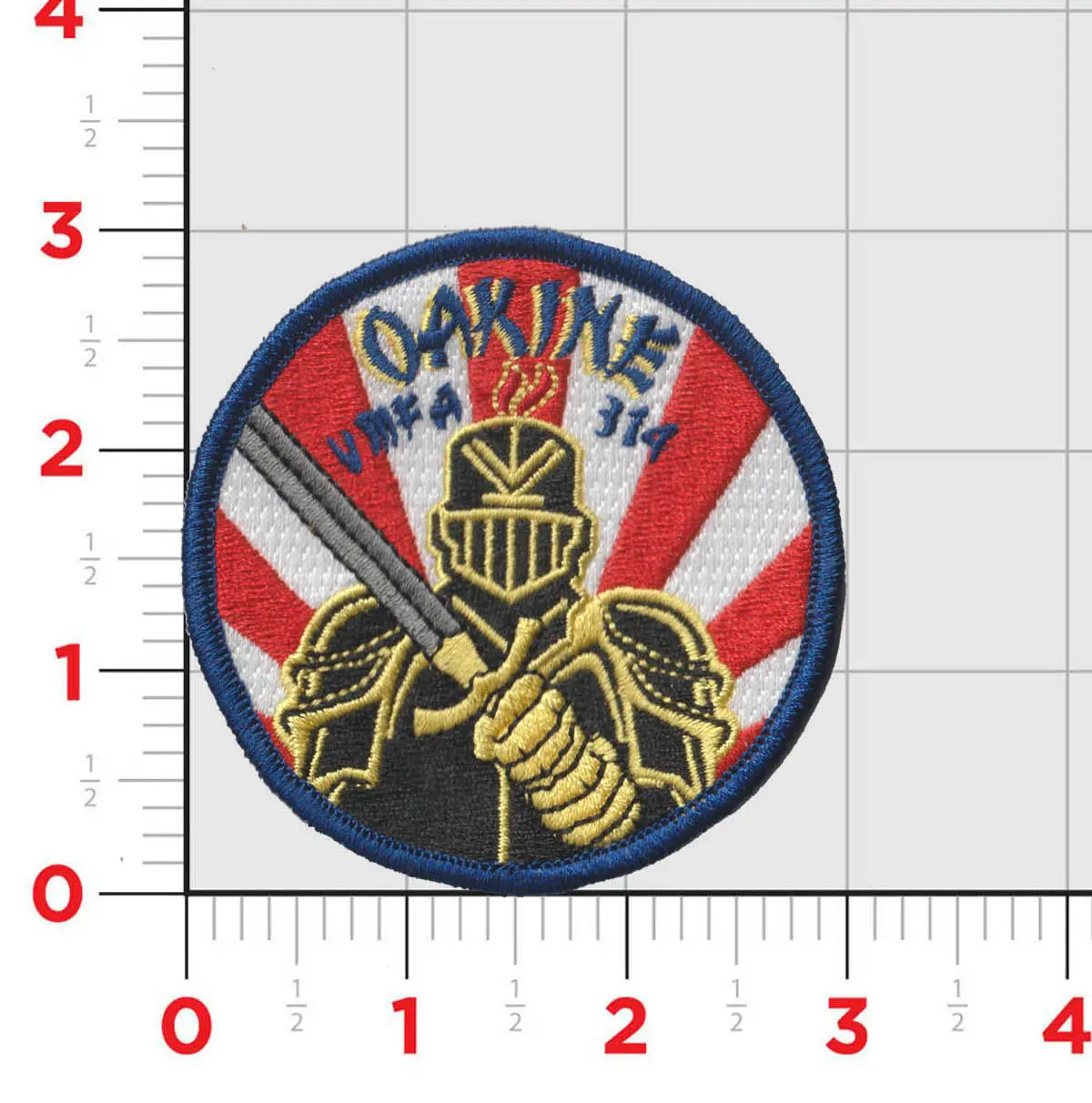 Official Vmfa-314 Black Knights 2022 Cruise Patch 1