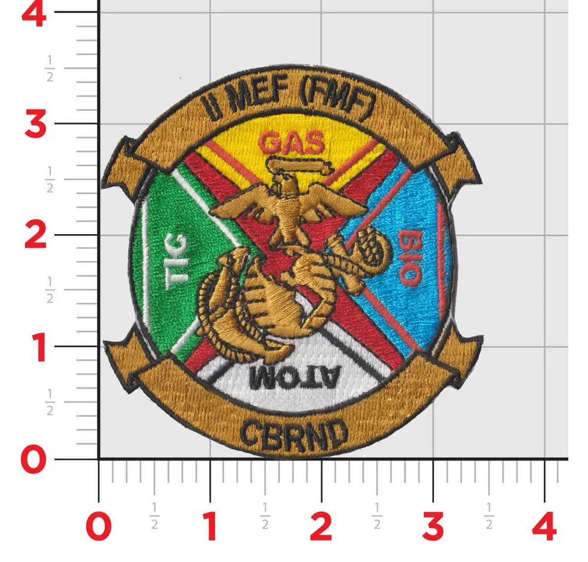 2Nd Marine Expeditionary Forces Mef (Fmf) Cbrnd Patch 1