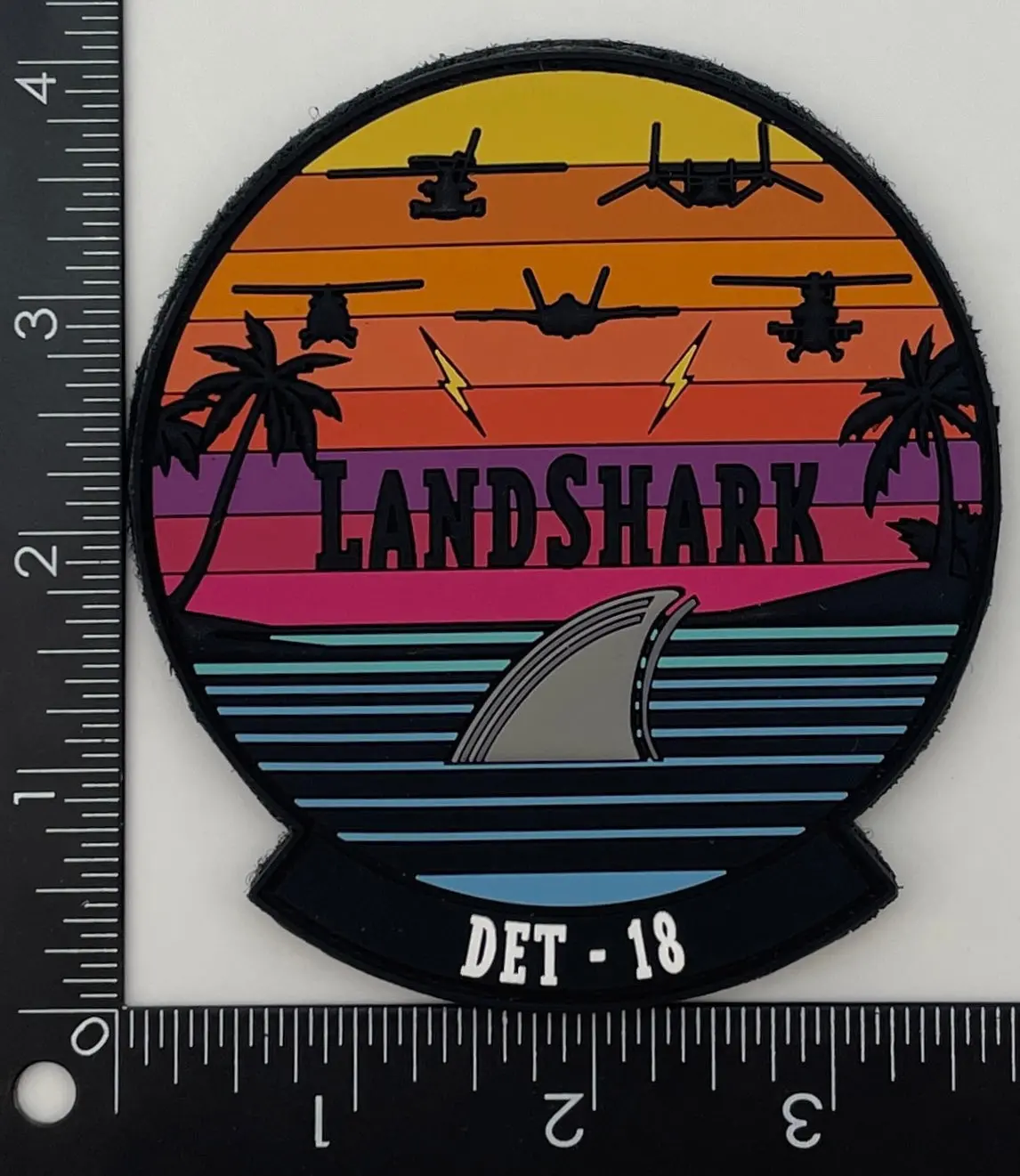 Official Vmm-265 Dragons Det 18 Land Sharks Pvc Patch 1