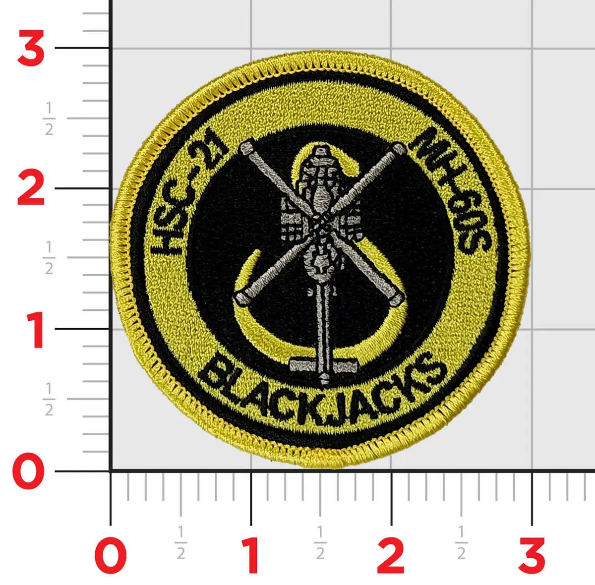 Official Hsc-21 Blackjacks Mh-60S Patch 1