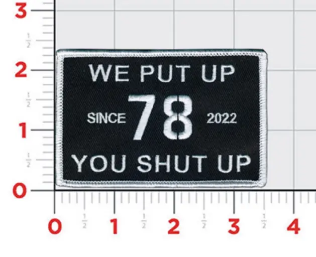 Official Uss Gerald R Ford We Put Up Patch 1