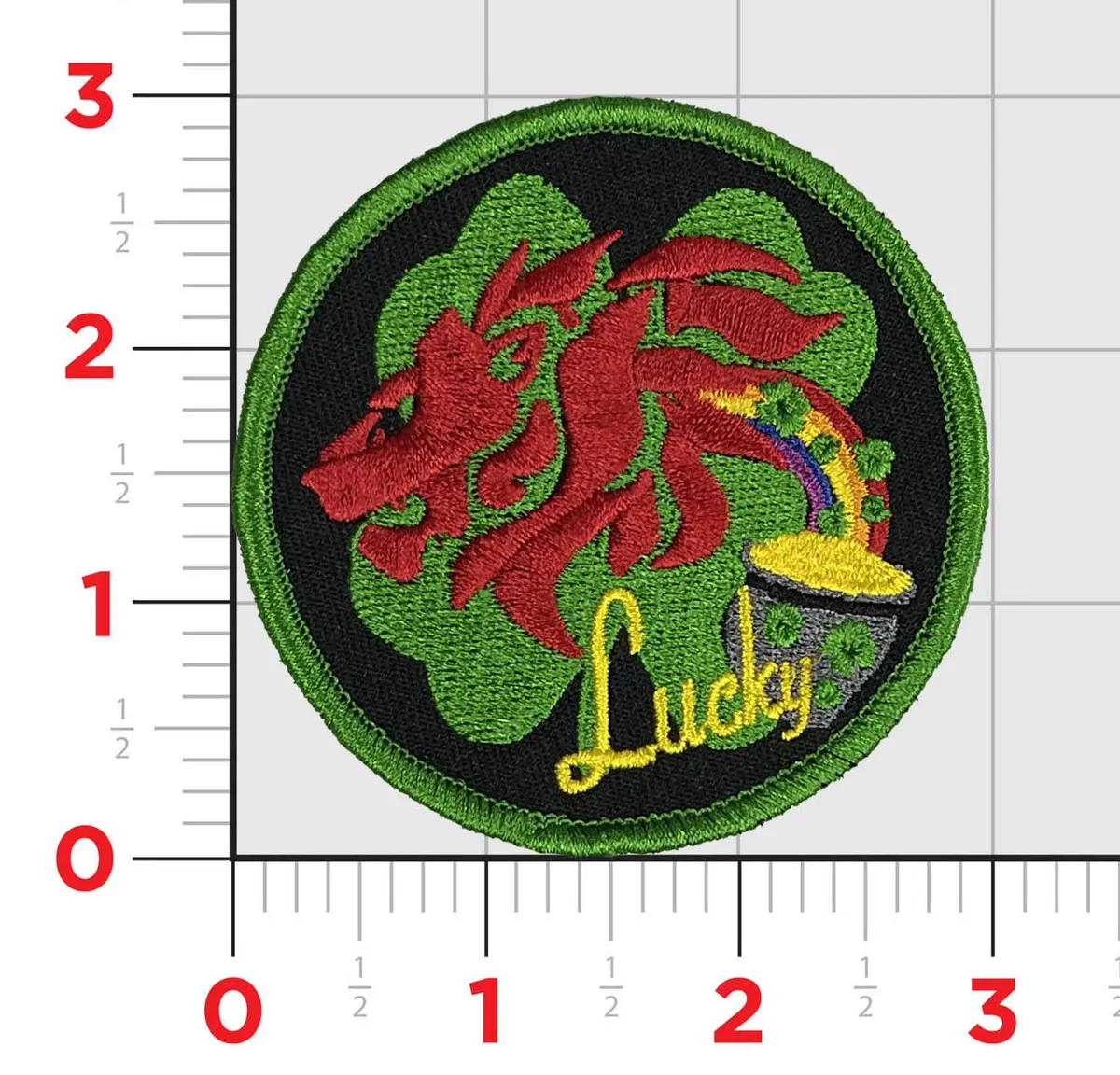 Official Vmm-363 Lucky Red Lions St Patrick’S Day Shoulder Patch 1