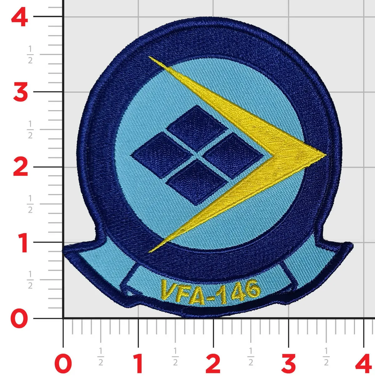 Officially Licensed U.S. Navy Vfa-146 Blue Diamonds Squadron Patch 1
