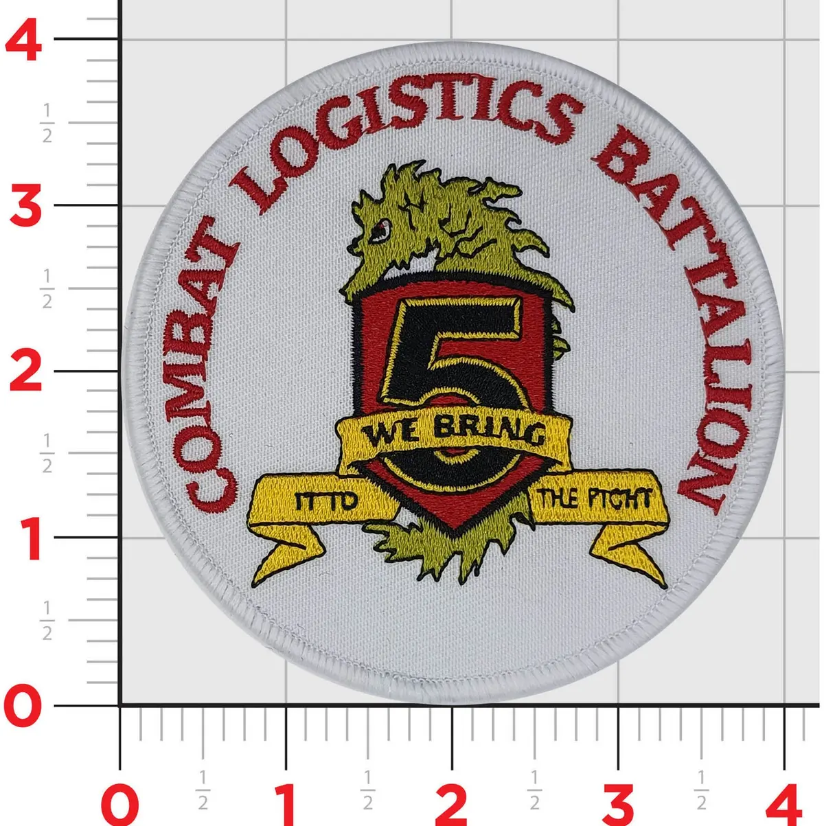 Officially Licensed 5Th Clb Combat Logistics Battalion Patch 1