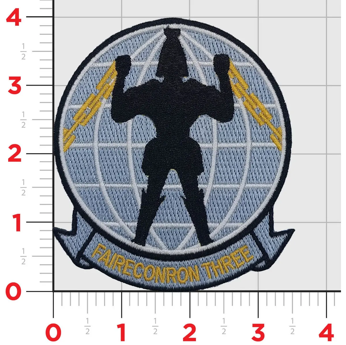 Officially Licensed Us Navy Vq-3 Ironmen Throwback Patch 1