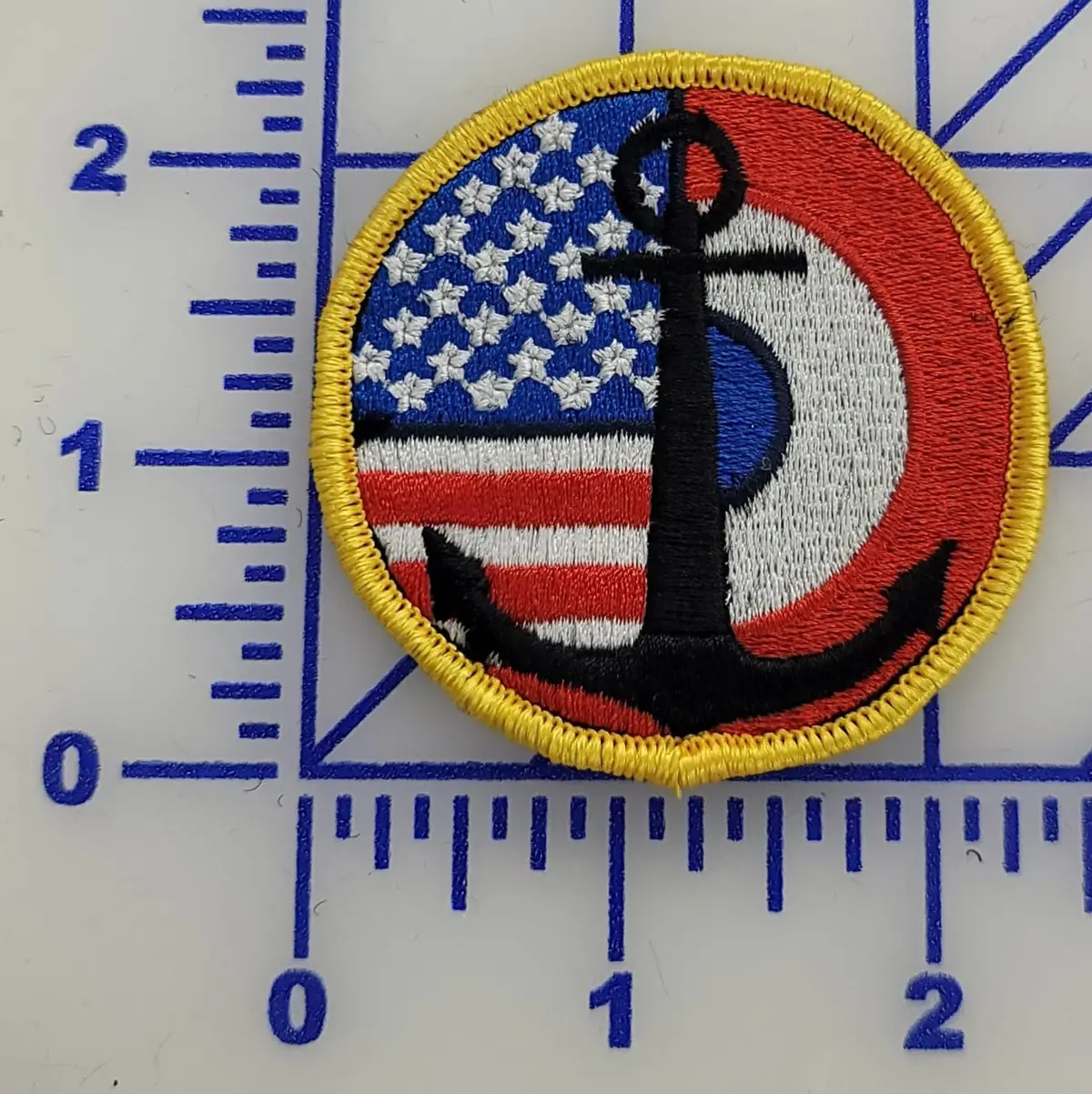 Official French Navy Joint Training Shoulder Patch 1