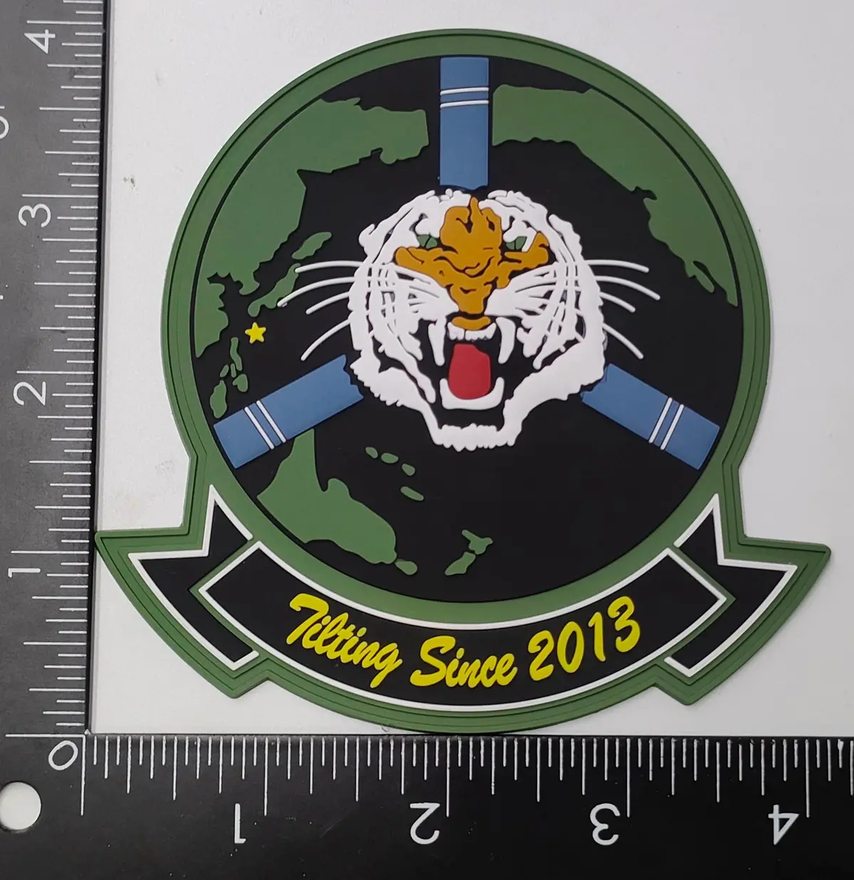 Official Vmm-262 Flying Tigers 10 Year Anniversary Pvc Patch 1