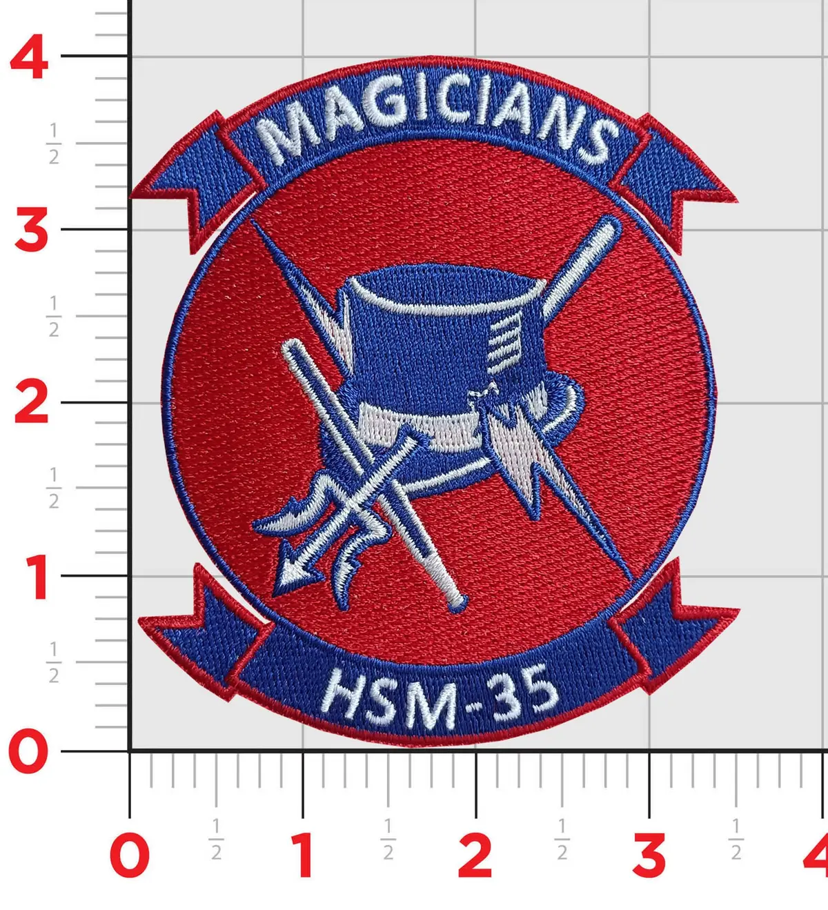Officially Licensed Us Navy Hsm-35 Magicians Patch 7