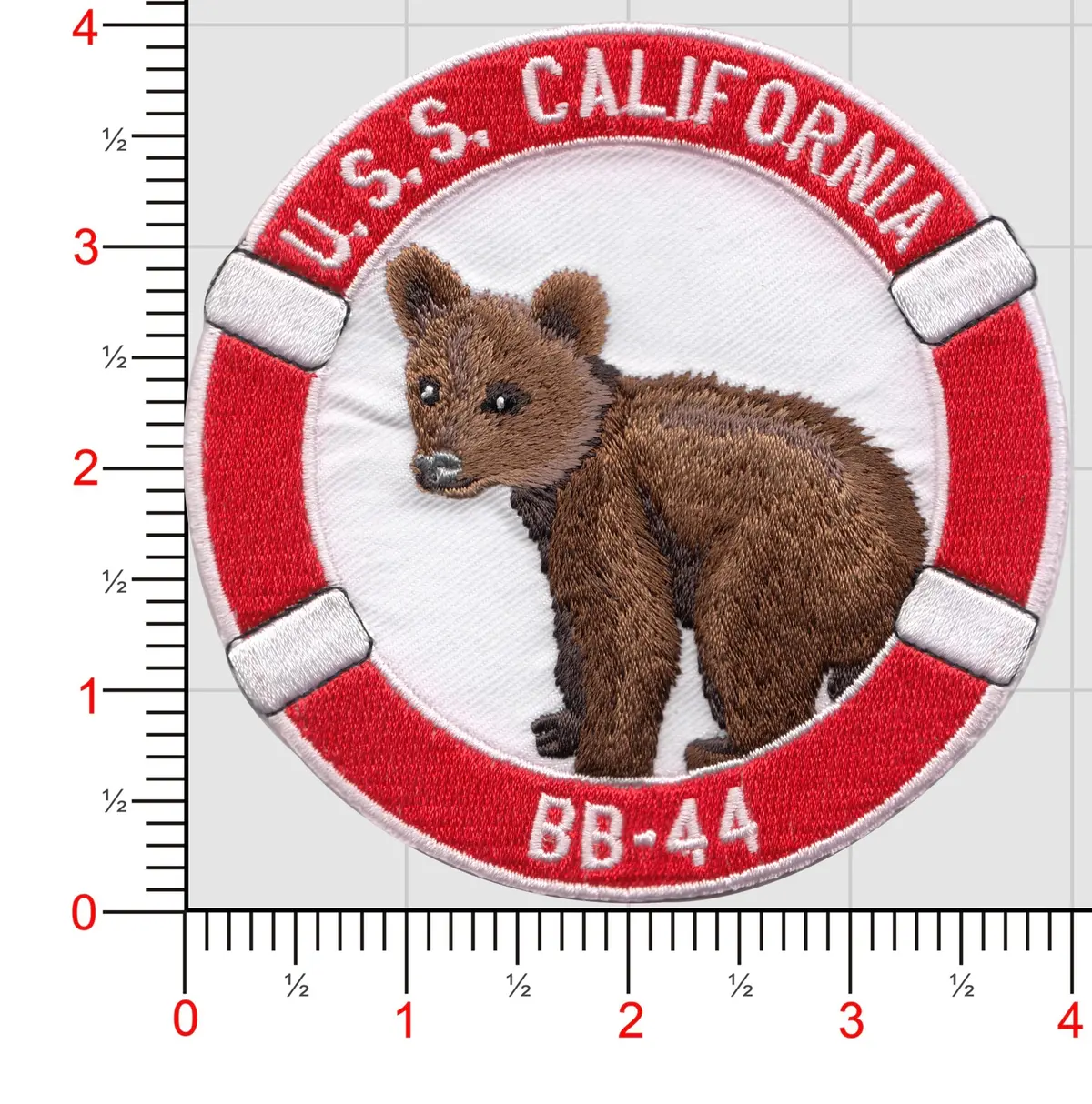 Uss California Bb-44 Patch 1