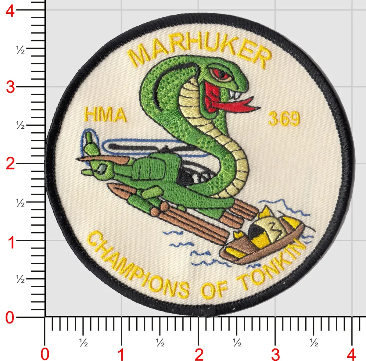 Officially Licensed Hma-369 Marhucker Patch 1