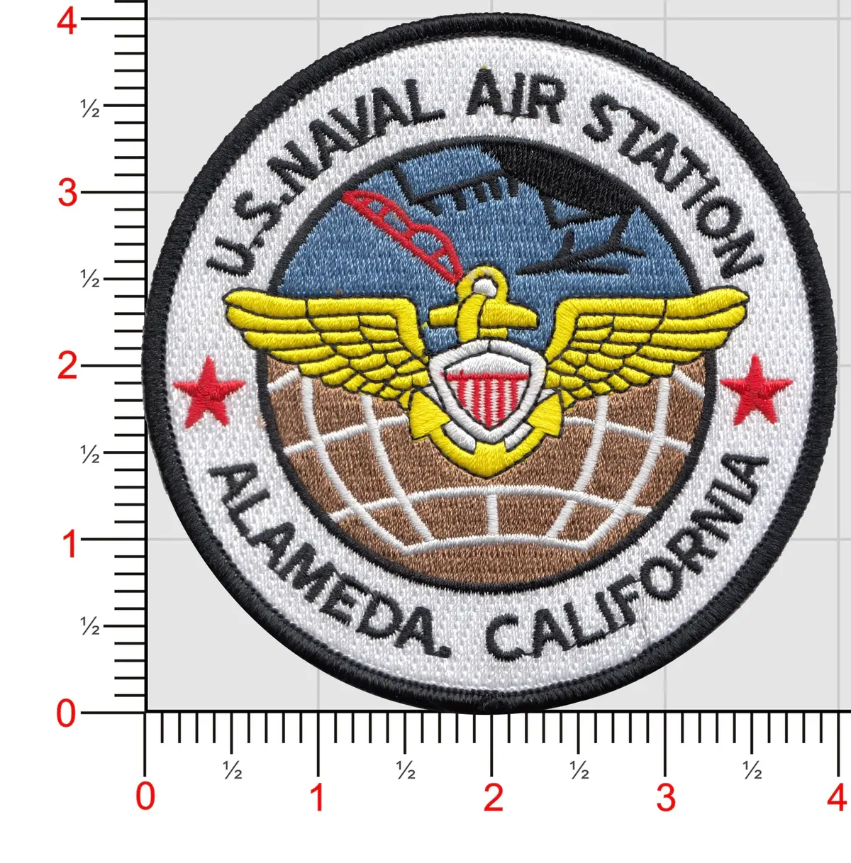 Officially Licensed Us Navy Nas Alameda Patch 1
