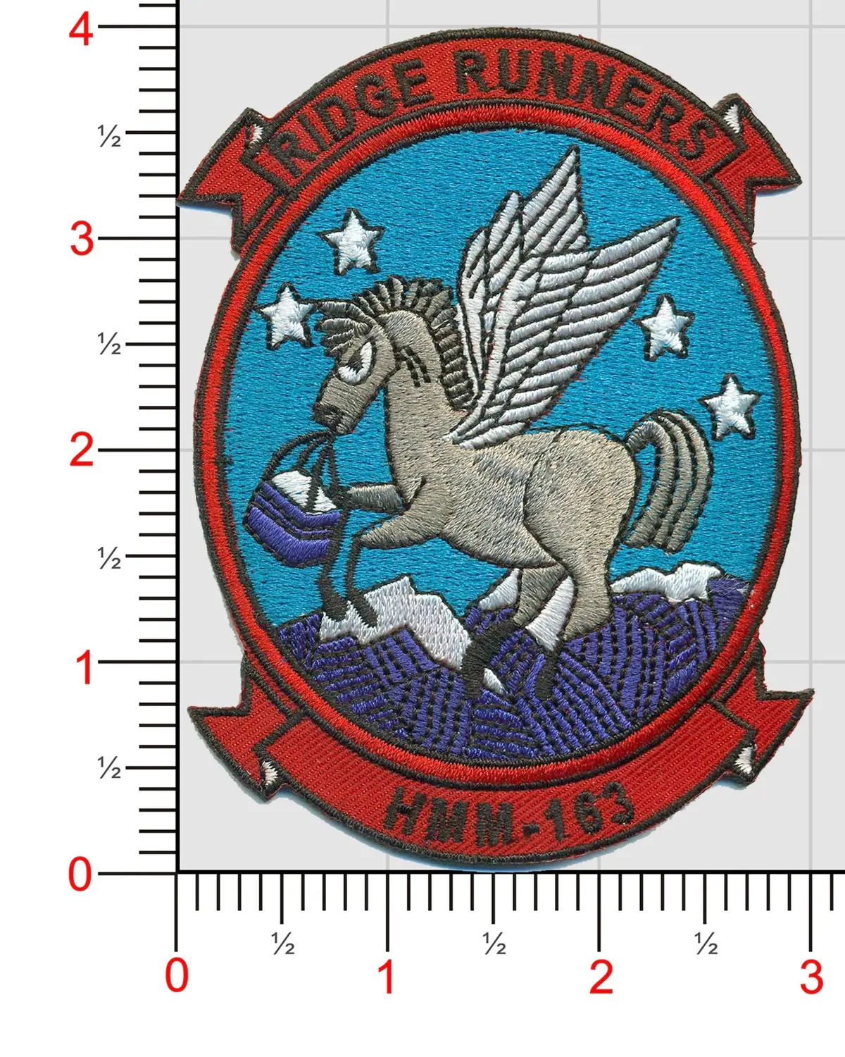Officially Licensed Usmc Hmm-163 1970 Patch 1
