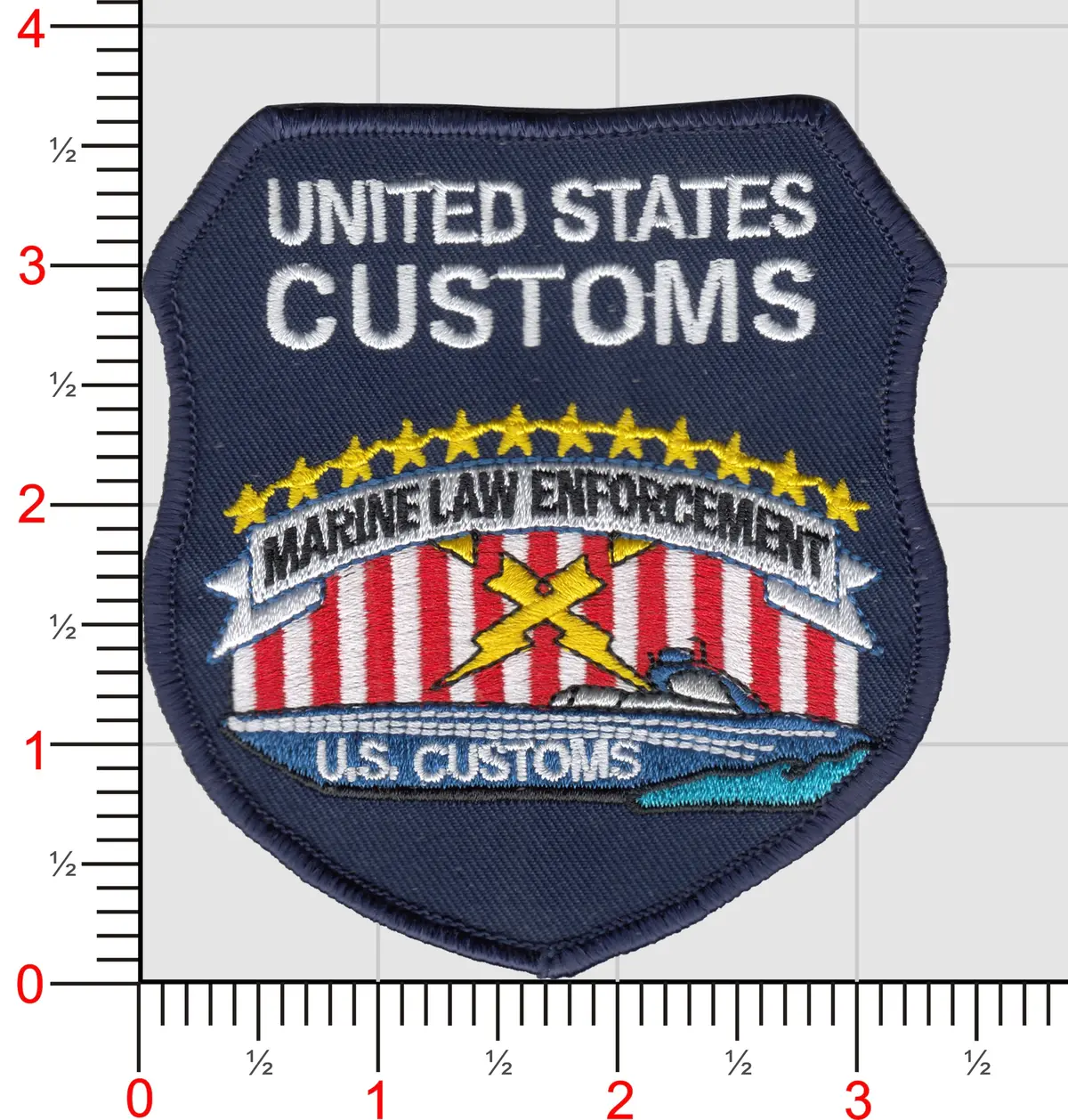 Legacy Us Customs Marine Patch 1