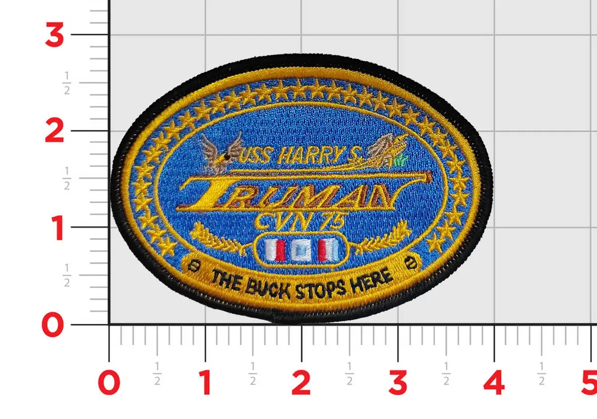 Officially Licensed Us Navy Uss Harry S Truman Cvn-75 Patch 1