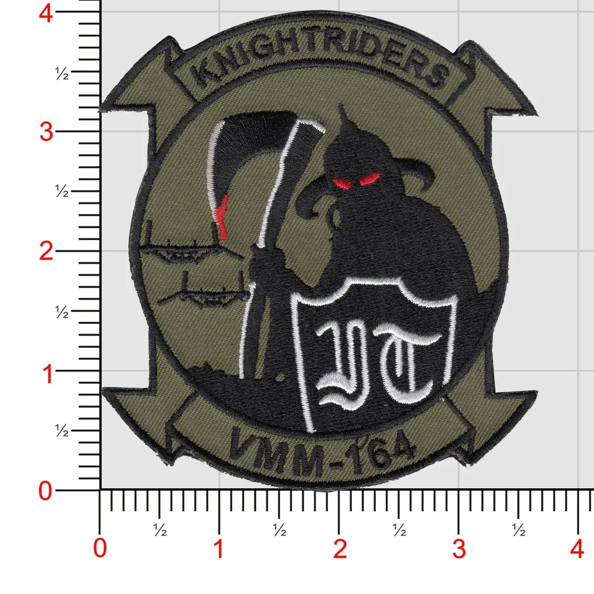 Officially Licensed Usmc Vmm-164 Knightriders Squadron Patches 1