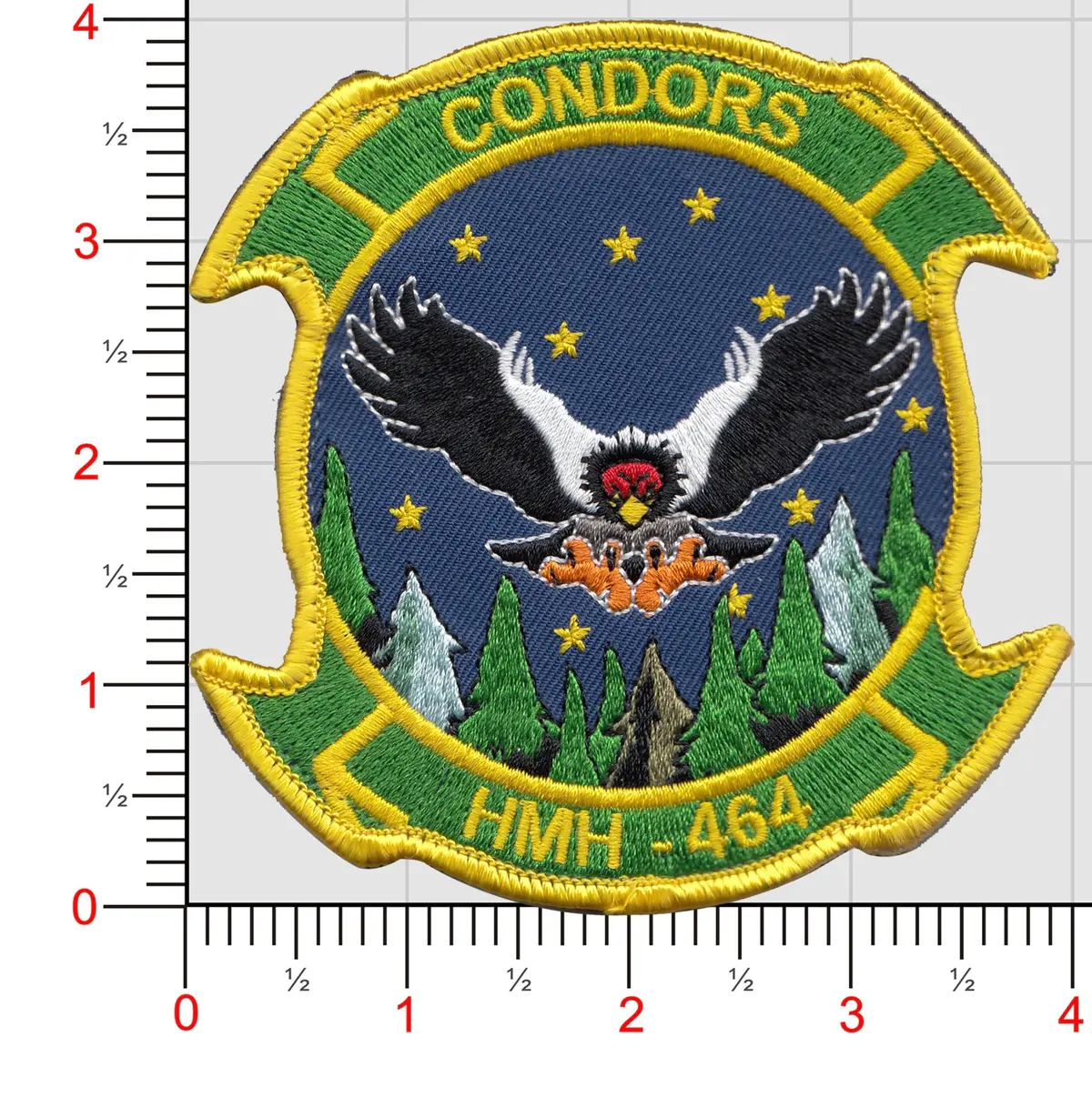Officially Licensed Usmc Hmh-464 Condors Patch 1